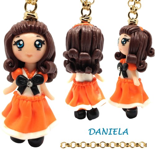 Collana collane con bambola - collana,