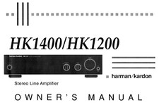 HARMAN KARDON HK1200 HK1400