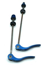 Spiedini Salsa Senza Logo Sgancio Rapido Anteriori e Posteriori QR Blu Anodizzato Anni 90 MTB