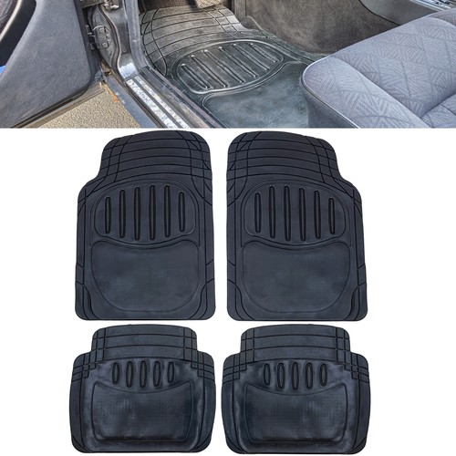Set tappetini gomma nero - tappetini,