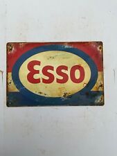 Insegna in metallo  Esso  30x20 cm