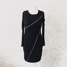 BATARA' FASHION ABITO CON CERNIERE PARTICOLARE NERO NO ZARA