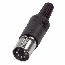 Spina volante Midi DIN 7 poli - pvc - CDINMM7