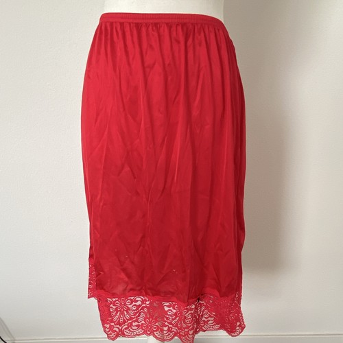 Women red half slip size - women’s,