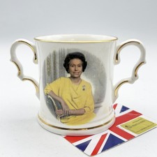 Antica Tazza Mug in Ceramica Inglese Regina Elisabetta  II Casa Reale anni '70 