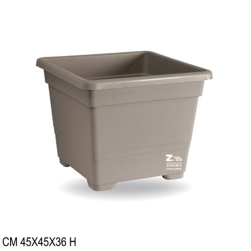 Vaso quadrato 45x45x36 h - quadrato,