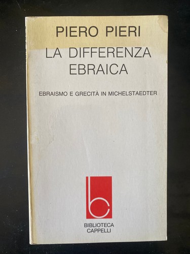 Differenza ebraica piero - ebraica,,