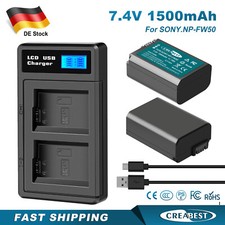 2 pezzi NP-FW50 batteria +