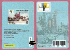 ITALIA 2025   Made in Italy - Leone La Ferla  TESSERA FILATELICA