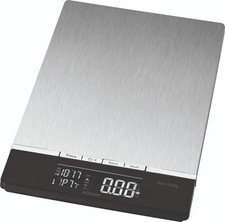 Bomann Bilancia Digitale da Cucina Display LCD Design Acciaio INOX KW1421CB