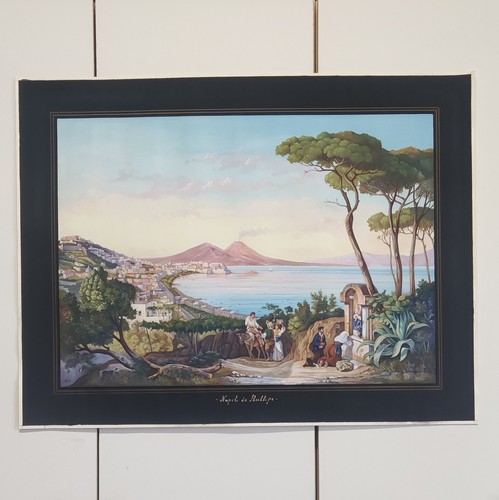 Dipinto guazzo napoli - guazzo, da