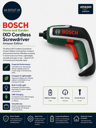 Bosch home garden ixo - garden,