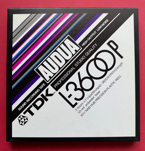 Tdk audua 3600p audio tape - l-3600p,