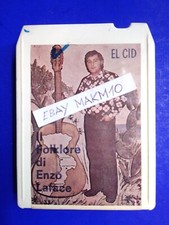 ? CASSETTA STEREO 8 IL FOLKLORE DI ENZO LAFACE MUSICA REGGIO CALABRIA RARO ?