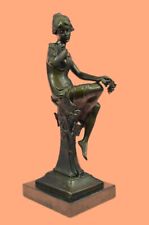 Vintage Bronzo Woman Divinità