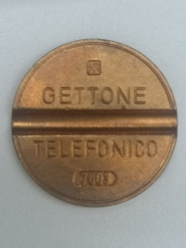 Gettone telefonico raro 7603 - gettone,