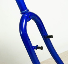 VINTAGE MTB STEEL FORK 1"1/8 MOUNTAIN BIKE 26" 559 THREADED OLD BICYCLE blue 90S
