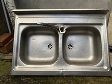 lavello cucina 2 vasche acciaio