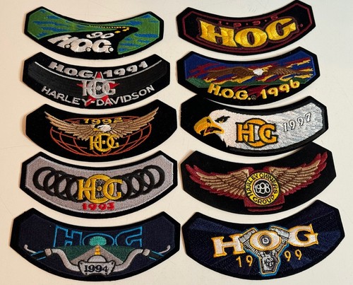 Lotto patch proprietari harley - lotto,