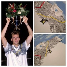 POLO-SHIRT vintage 80's ADIDAS STEFAN EDBERG tg.XL circa  RARE 