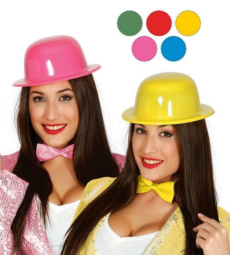 Cappello colorato bombetta