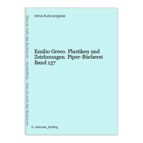 Emilio greco plastiche - emilio, greco.