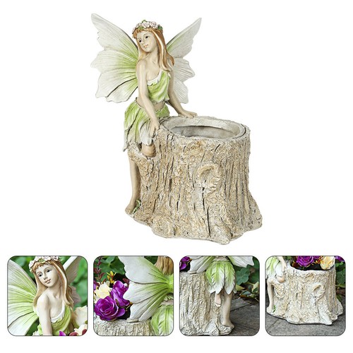 Vaso fioriera resina - in,