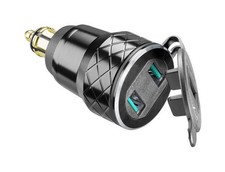 ADATTATORE 2USB PER PRESA DIN