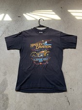 MAGLIETTA VINTAGE 1986 HARLEY DAVIDSON "A LEGEND SINCE 1903" Large Holoubek USA