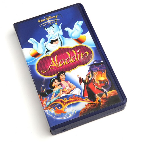 Walt disney aladdin vhs - disney,