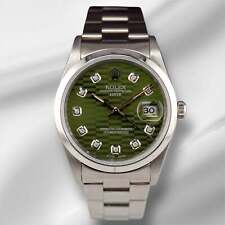 Rolex Date 34mm Donna Verde
