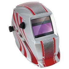 WELDING VISOR MASK HELMET RED