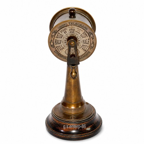Antico telegrafo nave ottone