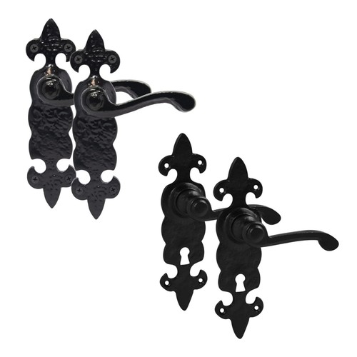 Maniglia per porta nera - , fleur