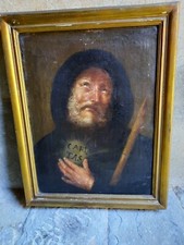 OLIO TELA DIPINTO QUADRO 1700