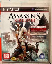ASSASSIN'S CREED III (3) PS3 PLAYSTATION 3 EU/UK CON ITALIANO OTTIME CONDIZIONI