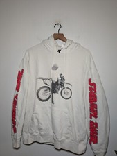 Felpa con cappuccio bianca