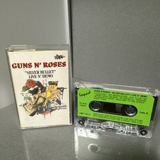 GUNS N' ROSES  ‎MC7 "SILVER BULLETT" LIVE N' DEMO RARA 1988 FONDO MAGAZZINO