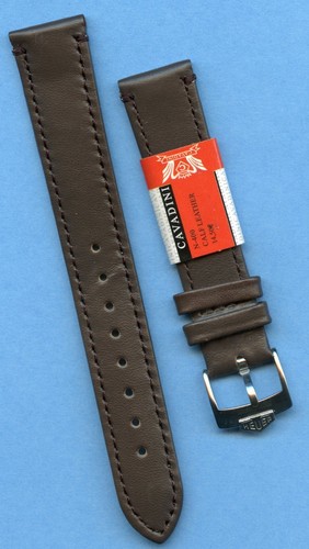 Genuine calf brown leather - genuine,