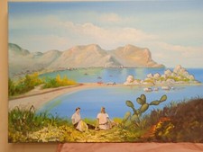 Quadro paesaggio Dipinto  Olio