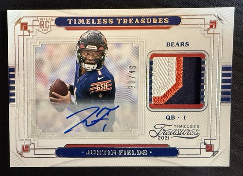 Justin fields auto patch - auto,