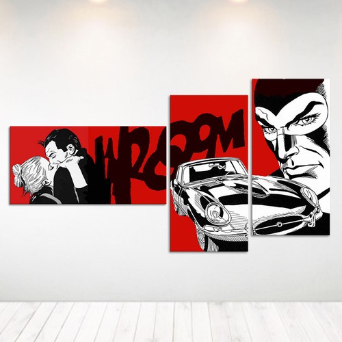 Set quadri diabolik dipinto - 3,
