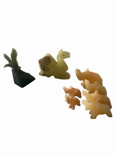 Hand carved onyx - carved, elephant