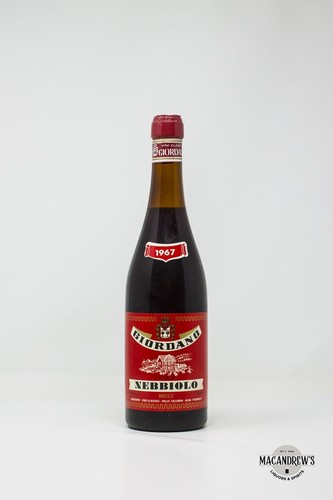 Nebbiolo giordano 1967 - giordano,