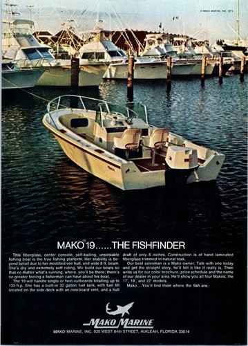 1971 mako marine center - 1971,