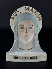 Antica Statua Madonna In Gesso