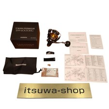 Exc+++++ Mulinello da spinning SHIMANO 15 TWIN POWER SW 6000HG rapporto auric...