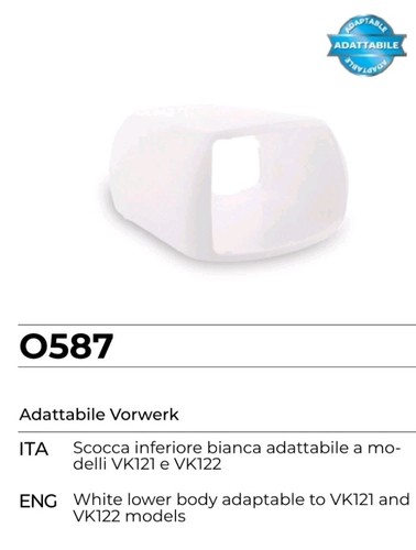Guscio scocca motore bianco - guscio,