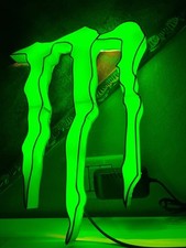 Insegna Luminosa Monster Energy Led Logo Drink Red Bull Beer