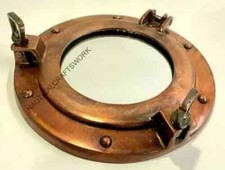 Specchio nave oblò ottone